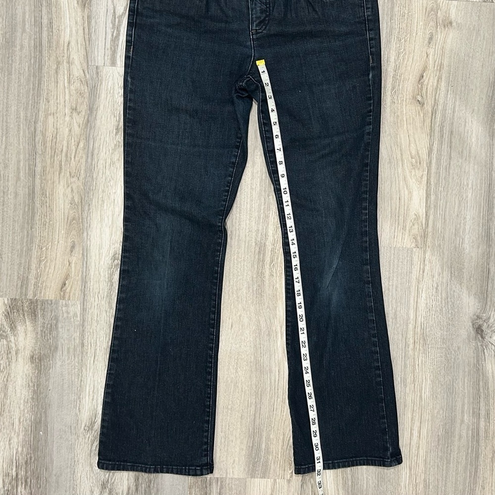 Tommy Hilfiger Curvy Boot Mid Rise Dark Wash Jeans Bootcut Stretch Denim Size 10 - Picture 6 of 12